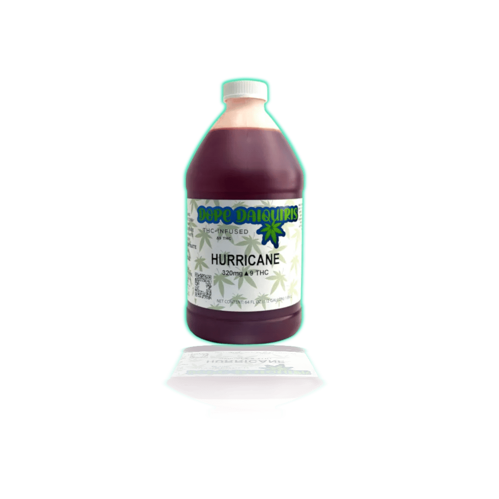 Dope Daiquiri 320mg D9 1/2 Gallon — Hurricane — THC BEVERAGES