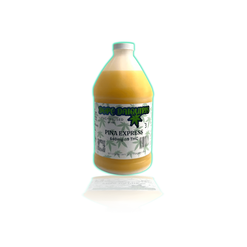 Dope Daiquiri 640mg D9 1/2 Gallon — Pina Express — THC BEVERAGES