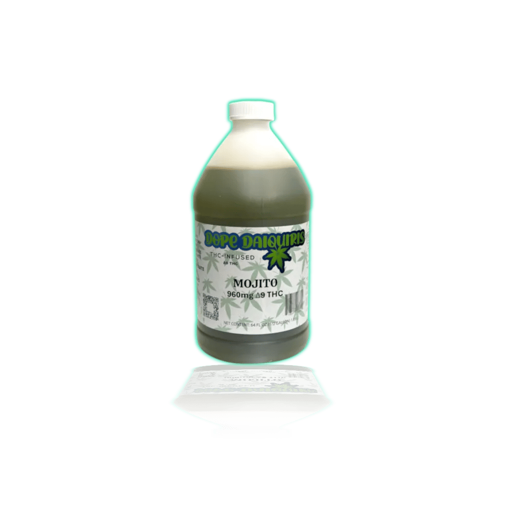 Dope Daiquiri 960mg D9 1/2 Gallon — Mojito — THC BEVERAGES