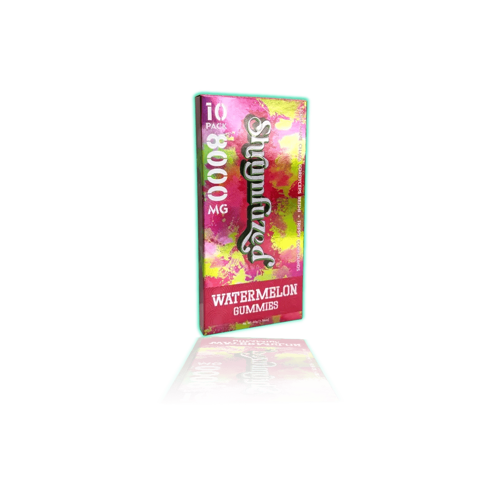 Shrumfuzed Chocolates Lion's Mane, Chaga, Cordyceps & Reishi 10pk / 800mg each — Watermelon — MUSHROOM CHOCOLATES