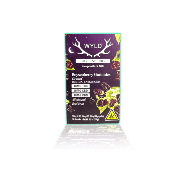 WYLD THC:CBD Boysenberry 30-count